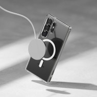Удароустойчив твърд кейс с MagSafe за Samsung Galaxy S25 Ultra от Ringke Fusion Magnetic - Прозрачен