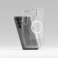 Удароустойчив твърд кейс с MagSafe за Samsung Galaxy S25 Ultra от Ringke Fusion Magnetic - Прозрачен