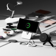 Удароустойчив твърд кейс с MagSafe за Samsung Galaxy S25 Ultra от Ringke Fusion Magnetic - Прозрачен
