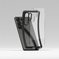 Удароустойчив твърд кейс за Samsung Galaxy S25 Ultra от Ringke Fusion - Черен