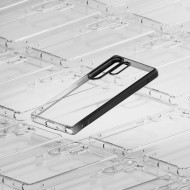 Удароустойчив твърд кейс за Samsung Galaxy S25 Ultra от Ringke Fusion - Черен
