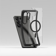 Удароустойчив твърд кейс за Samsung Galaxy S25 ultra от Ringke Fusion - Черен