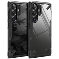Удароустойчив кейс за Samsung Galaxy S25 Ultra от Ringke Fusion X - Black
