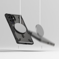 Удароустойчив кейс с MagSafe за Samsung Galaxy S25 Ultra от Ringke Fusion X - Черен