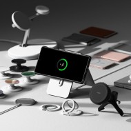 Удароустойчив кейс с MagSafe за Samsung Galaxy S25 Ultra от Ringke Fusion X - Черен