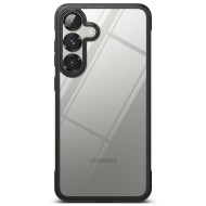 Удароустойчив твърд кейс за Samsung Galaxy S25 от Ringke Fusion - Черен