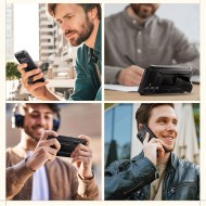 360 градусов кейс с щипка за колан за Samsung Galaxy S25 от Supcase Unicorn Beetle Pro 2-set - Черен