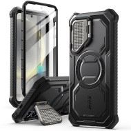 360 градусов кейс с MagSafe за Samsung Galaxy S25 от Supcase IBLSN ArmorBox Mag - Black