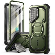 360 градусов кейс с MagSafe за Samsung Galaxy S25 от Supcase IBLSN ArmorBox Mag - Guldan