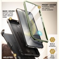 360 градусов кейс с щипка за колан за Samsung Galaxy S25 от Supcase Unicorn Beetle Pro 2-set - Guldan