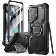 360 градусов кейс с MagSafe за Samsung Galaxy S25 Ultra от Supcase IBLSN ArmorBox Mag - Black