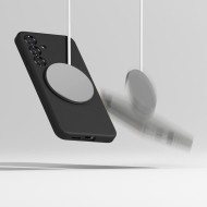 Силиконов кейс с MagSafe за Samsung Galaxy S25 от Ringke Silicone Magnetic - Black