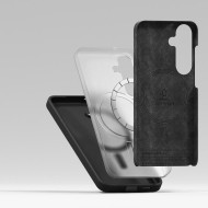 Силиконов кейс с MagSafe за Samsung Galaxy S25 от Ringke Silicone Magnetic - Black