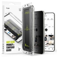 2 х Стъклен протектор със затъмняване на дисплей за Samsung Galaxy S25 от Ringke Easy Slide 2-Pack - Privacy