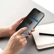 2 х Стъклен протектор със затъмняване на дисплей за Samsung Galaxy S25 от Ringke Easy Slide 2-Pack - Privacy