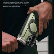 Удароустойчив кейс с MagSafe и стойка за Samsung Galaxy S25 Ultra от Supcase UB Grip Mag - Guldan