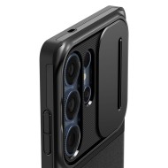 Кейс с капак за камерата за Samsung Galaxy S25 Ultra от Spigen Optik Armor - Черен