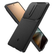 Кейс с капак за камерата за Samsung Galaxy S25 Ultra от Spigen Optik Armor - Черен