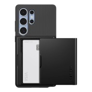 Удароустойчив кейс с MagSafe за Samsung Galaxy S25 Ultra от Spigen Slim Armor Mag - Black