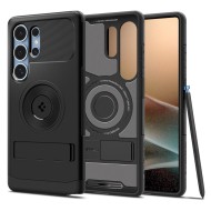 Удароустойчив кейс с MagSafe за Samsung Galaxy S25 Ultra от Spigen Slim Armor Mag - Black
