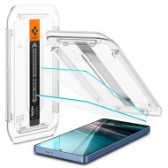 2 стъклени протектора за дисплей на Samsung Galaxy S25 Ultraот Spigen Glas.TR "Ez Fit" HD - Прозрачни