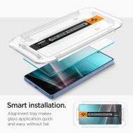 2 стъклени протектора за дисплей на Samsung Galaxy S25 Ultraот Spigen Glas.TR "Ez Fit" HD - Прозрачни
