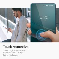 2 стъклени протектора за дисплей на Samsung Galaxy S25 Ultraот Spigen Glas.TR "Ez Fit" HD - Прозрачни