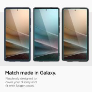 2 стъклени протектора за дисплей на Samsung Galaxy S25 Ultraот Spigen Glas.TR "Ez Fit" HD - Прозрачни