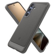 Удароустойчив кейс с MagSafe за Samsung Galaxy S25  от Spigen Rugged Armor Mag - Marble Grey