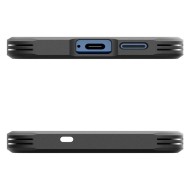 Удароустойчив, твърд кейс с MagSafe за Samsung Galaxy S25 от Spigen Tough Armor - Black