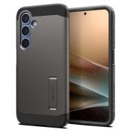 Удароустойчив, твърд кейс с MagSafe за Samsung Galaxy S25 от Spigen Tough Armor - Gunmetal