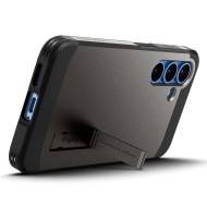 Удароустойчив, твърд кейс с MagSafe за Samsung Galaxy S25 от Spigen Tough Armor - Gunmetal