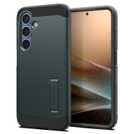 Удароустойчив, твърд кейс с MagSafe за Samsung Galaxy S25 от Spigen Tough Armor - Abyss Green