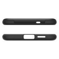 Удароустойчив кейс с MagSafe за Samsung Galaxy S25 от Spigen Slim Armor Mag - Black