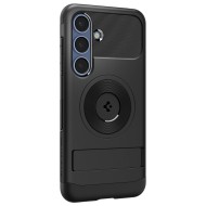 Удароустойчив кейс с MagSafe за Samsung Galaxy S25 от Spigen Slim Armor Mag - Black