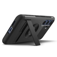 Удароустойчив кейс с MagSafe за Samsung Galaxy S25 от Spigen Slim Armor Mag - Black