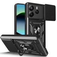 Удароустойчив калъф за Xiaomi Redmi Note 14 5G от Tech-Protect CamShield Pro - Matte Black