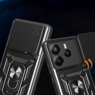 Удароустойчив калъф за Xiaomi Redmi Note 14 5G от Tech-Protect CamShield Pro - Matte Black