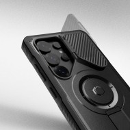 360 градусов калъф с MagSafe за Samsung Galaxy S25 Ultra от Tech-Protect Kevlar - Black