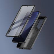 360 градусов калъф с MagSafe за Samsung Galaxy S25 Ultra от Tech-Protect Kevlar - Black