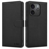 Кожен тефтер за Xiaomi Redmi Note 14 LTE / 4G от Tech-Protect Wallet - Matte Black