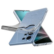 Удароустойчив, силиконов кейс за Samsung Galaxy S25 Ultra от Spigen Liquid Crystal - Glitter Crystal