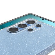 Удароустойчив, силиконов кейс за Samsung Galaxy S25 Ultra от Spigen Liquid Crystal - Glitter Crystal