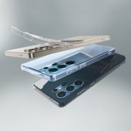 Удароустойчив, силиконов кейс за Samsung Galaxy S25 Ultra от Spigen Liquid Crystal - Glitter Crystal