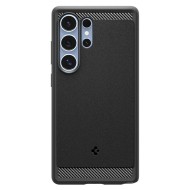 Удароустойчив кейс с MagSafe за Samsung Galaxy S25 Ultra от Spigen Rugged Armor Mag - Matte Black