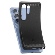 Удароустойчив кейс с MagSafe за Samsung Galaxy S25 Ultra от Spigen Rugged Armor Mag - Matte Black