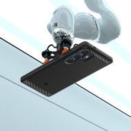 Удароустойчив кейс с MagSafe за Samsung Galaxy S25 Ultra от Spigen Rugged Armor Mag - Matte Black