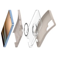 Силиконов кейс с МagSafe за Samsung Galaxy S25 Ultra от Spigen Fit - Natural Titanium 
