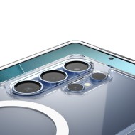 Удароустойчив кейс с MagSafe пръстен за Samsung Galaxy S25 Ultra  от Spigen Ultra Hybrid Mag - Бял