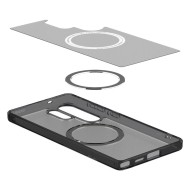 Удароустойчив кейс с MagSafe пръстен за Samsung Galaxy S25 Ultra  от Spigen Ultra Hybrid Mag - Frost Black